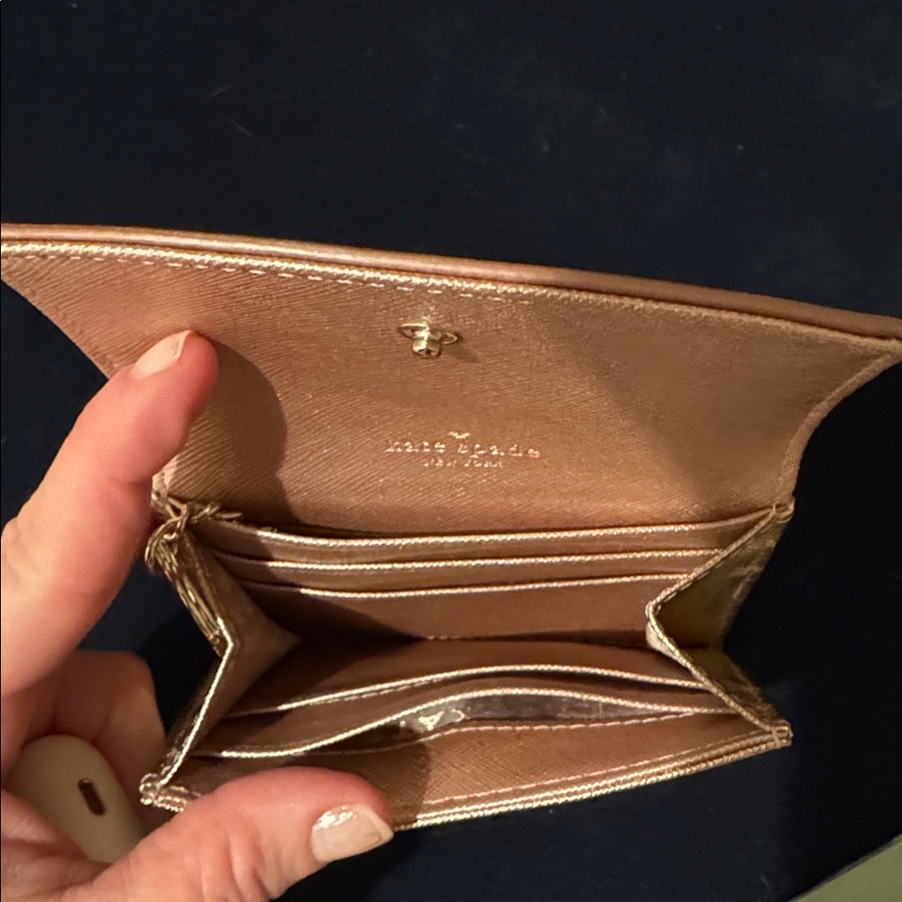Kate Spade Gold Crossbody Bag with Flap Closure - Picture 14 of 16